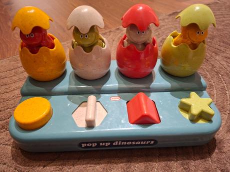 Tolo vyskakovacie dinosaury z bio plastu, 