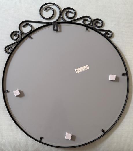 Ikea ekne nástenné zrkadlo s ozdobným kovovým rámo,