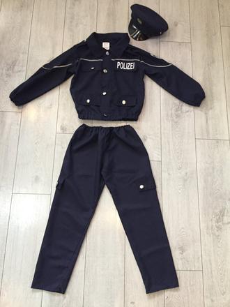 Chlapčensky kostym policajt 9-10 rokov,