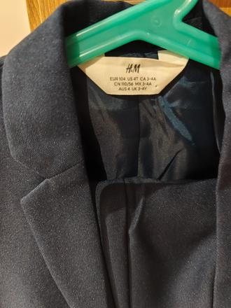 Oblek pre chlapca hm, 104