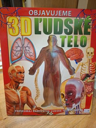 Objavujeme 3d ľudské telo interaktívna kniha s p,