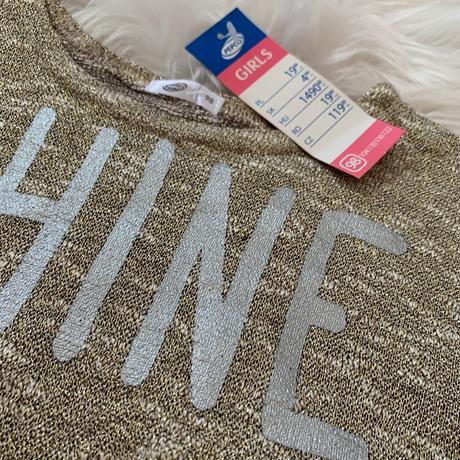 Lurexový pulovrík nový, pepco,98