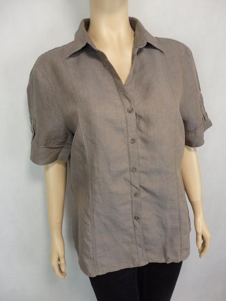 Kvalitná ľanová blúzka, 46