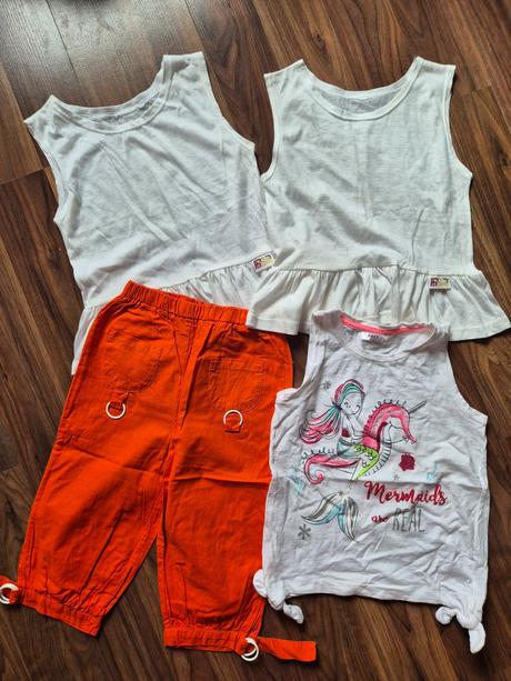 3x top plus nohavice, 122
