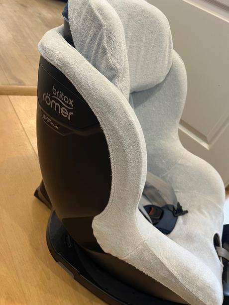 Britax dualfix m-isize s letným froté potahom, britax