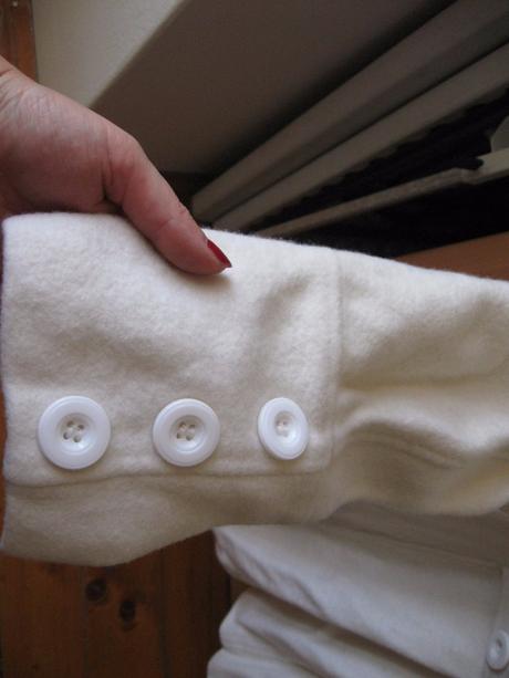 Dámsky biely kabát, s/m, s