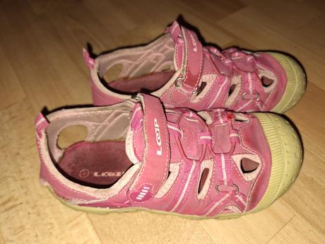 Sandalky na donosenie, loap,31