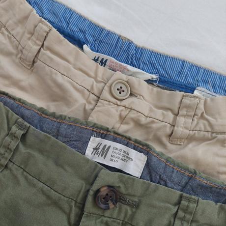 Šortky 116/122 - 3ks, h&m,122