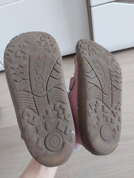 Zimné barefoot topánky froddo winter furry pink, froddo,34