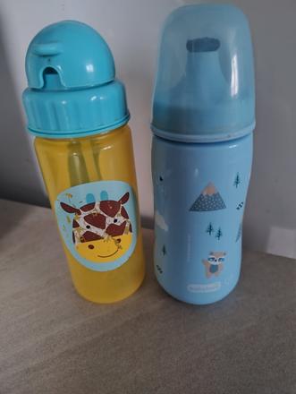 Fľašky na pitie 2ks, babylove