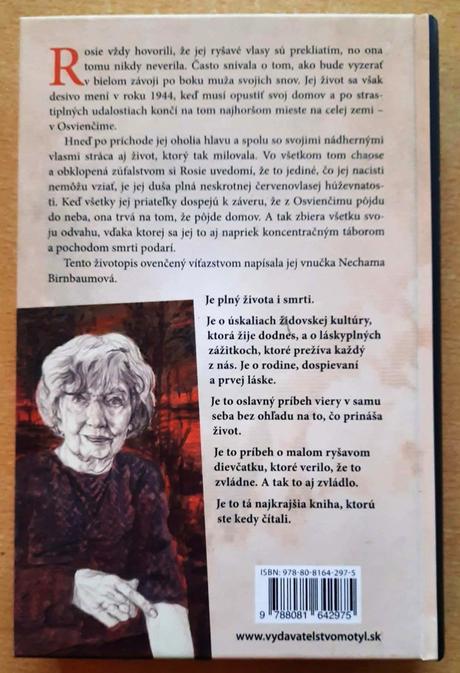 Predám knihu  červenovláska z osvienčimu, 