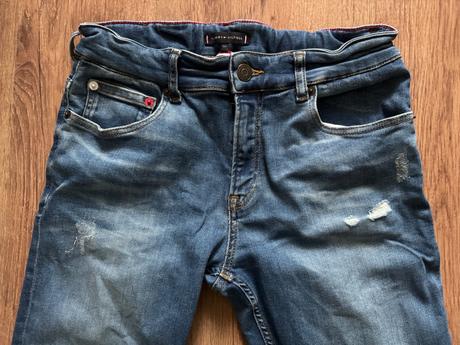 Chlapcenske rifle t.hilfiger, velkost 164, tommy hilfiger,164