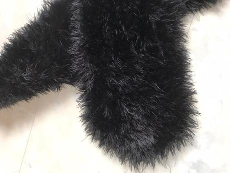 Luxusná kožušina - maxi šál, xxl