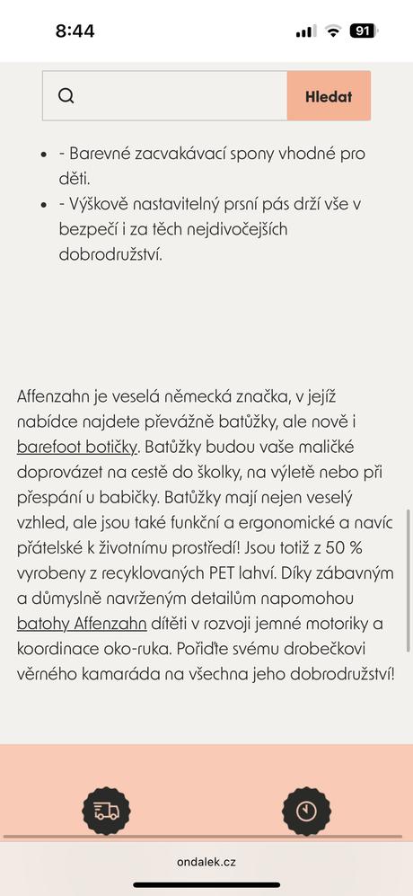 Detský batoh affenzahn, 