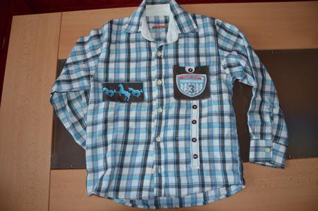 Košeľa  károvaná , 128