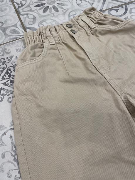 Paperbag rifle béžové, reserved,140