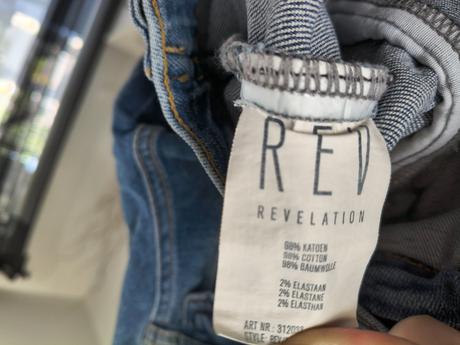 Rev kvalitná elastická riflová bunda s, s