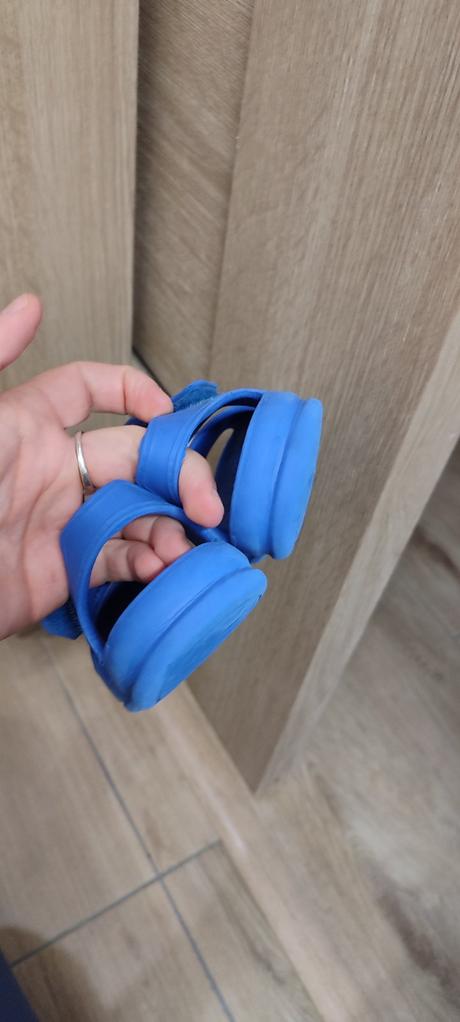 Gumené sandále modré 24, f&f,24