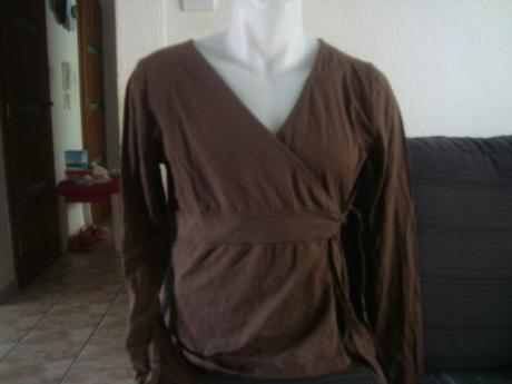 Zavinovacie tricko, amaranto,42