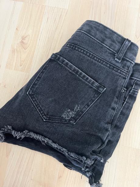 Riflove sortky, denim co,s