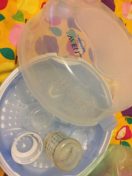 Manualny odsavac mlieka, sterilizator+ darcek,