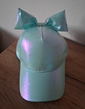 Šiltovka metalická s mašľou h&m 128/146, h&m,128