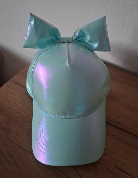 Šiltovka metalická s mašľou h&m 128/146, h&m,128