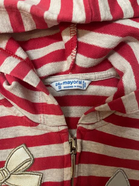 Šik červená tepláková súprava, mayoral,92