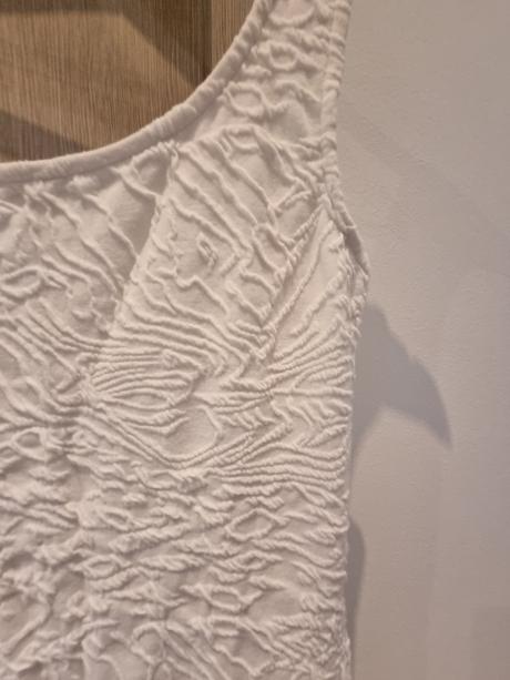 Nové biele šaty bershka, bershka,l