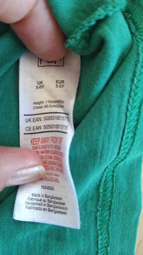 Tričko s dlhým rukávom 110/116, f&f,116