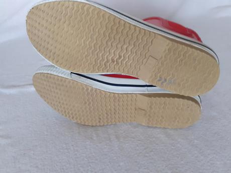 Dámske nízke červené gumáky derbe č.41, 41