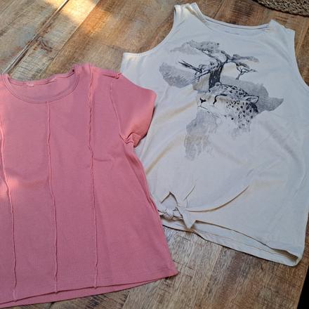 2x cropp top, 140