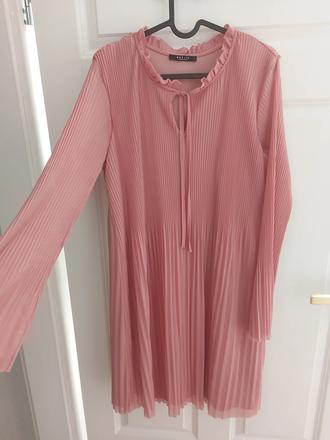 Púdrovo ružové šaty mohito veľkosť l, mohito,l