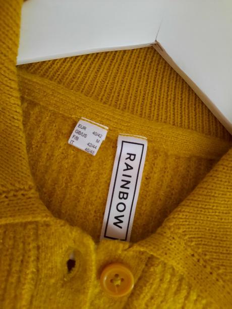 Dlhý žltý pulóver, velk xl-2xl, bonprix,xl