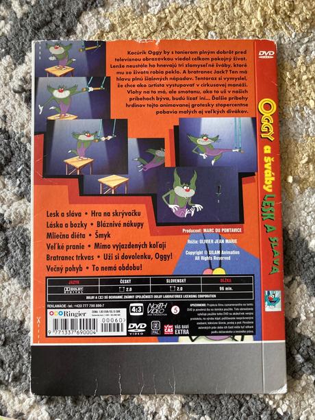 Dvd rozprávkové 4ks, 