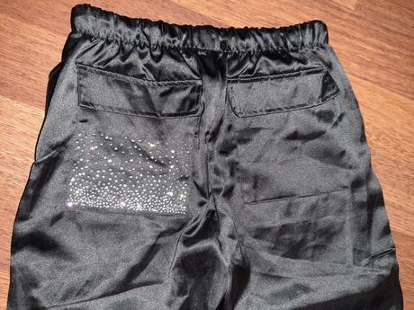 Saténové cargo nohavice., 34