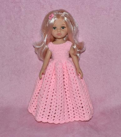 Dlhé šaty pre bábiku paola reina 32 cm, 