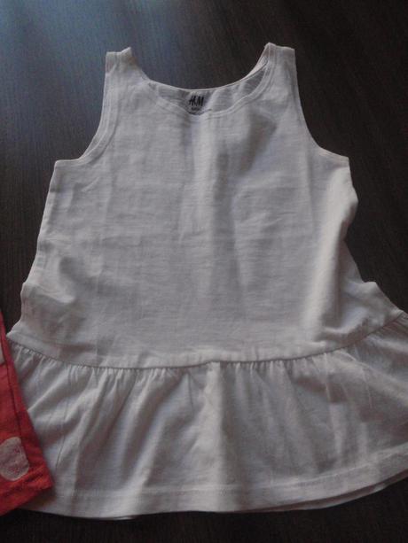 3x tričko s krátkym rukávom, h&m,110