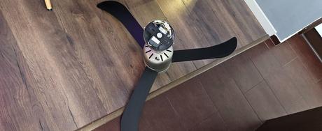 Ventilator s lampou a dialkovym ovladanim madeira, 