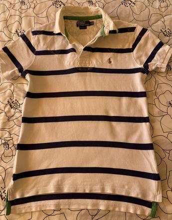 Bavlnené pásikové tričko polo ralph lauren v. m, ralph lauren,m