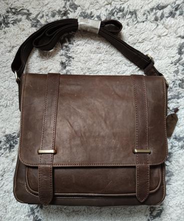 Nová pravá kožená kabelka, 