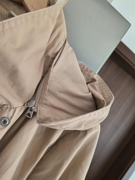 Benetton prechodná bavlnená parka s 3/4 rukávom m, benetton,m