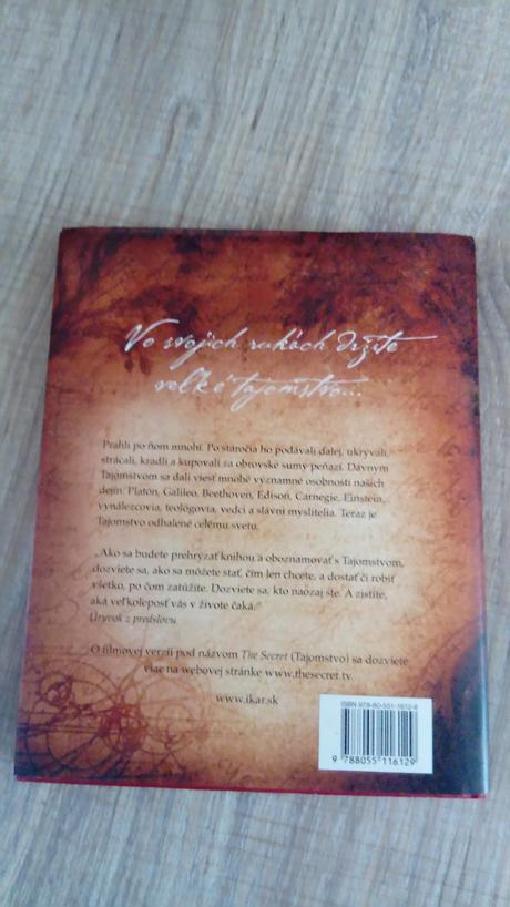 Kniha secret tajomstvo,