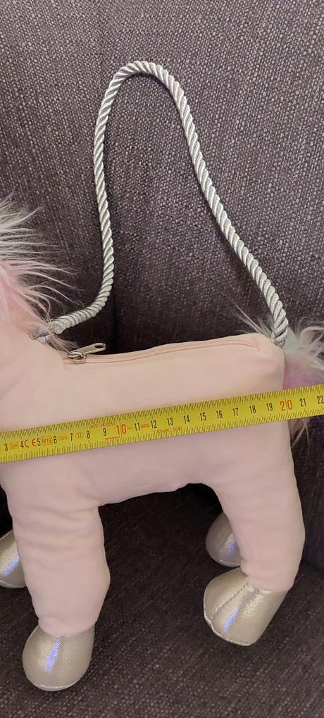 Plyšová kabelka jednorožec, 