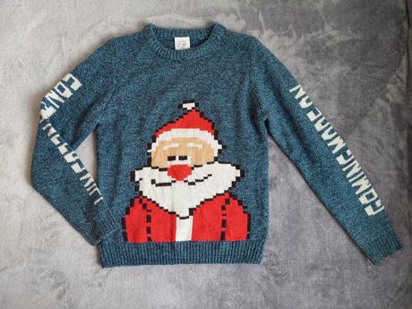 Vianočná mikina santa veľ.146-152, 146