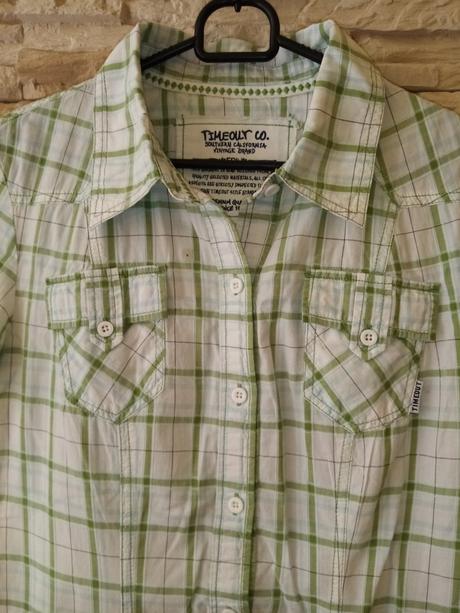 Károvaná dlhšia košeľa značky timeout, timeout,m