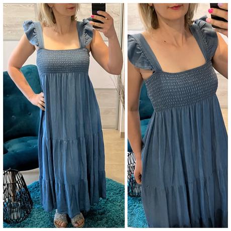 Šaty rifľové letné, l / m / s