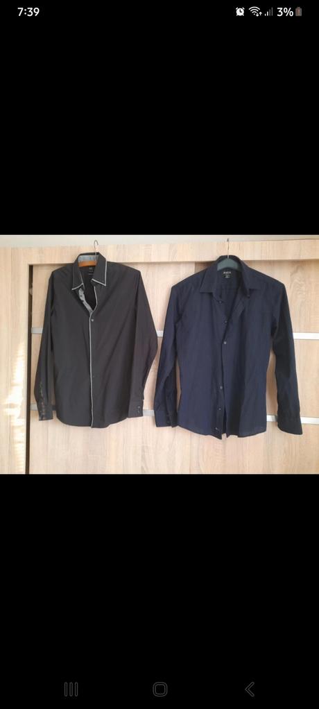 2x pánska košeľa, f&f,38