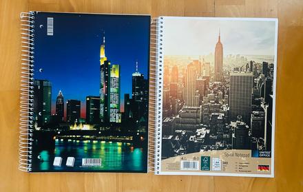 2ks veľké ny skicare,