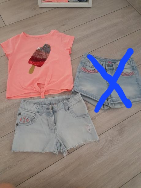 Kraťasy + tričko, f&f,122